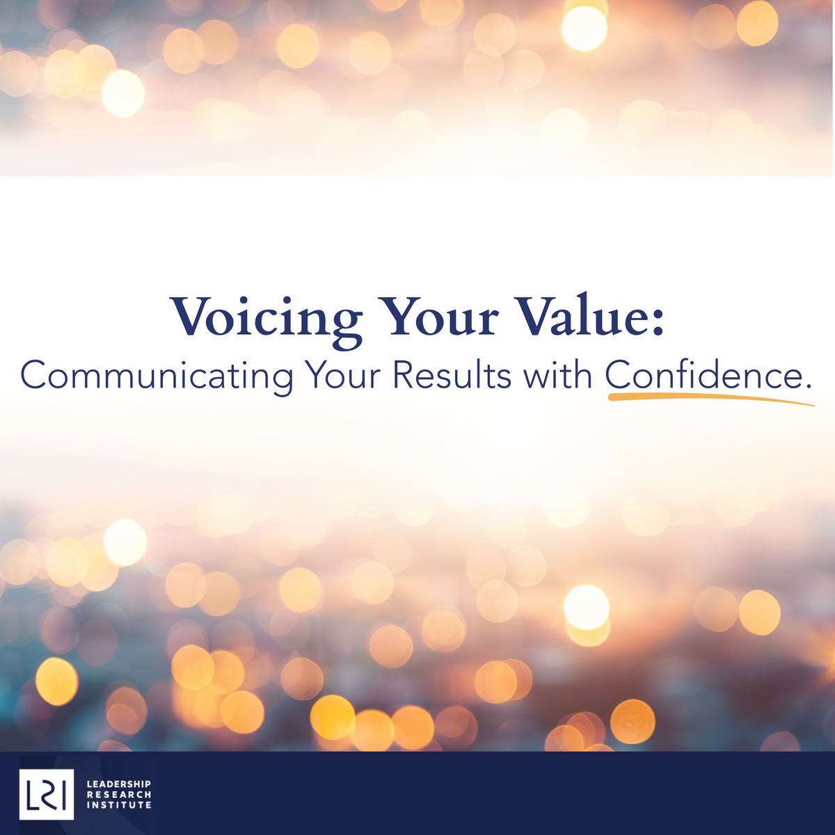 Voicing Your Value